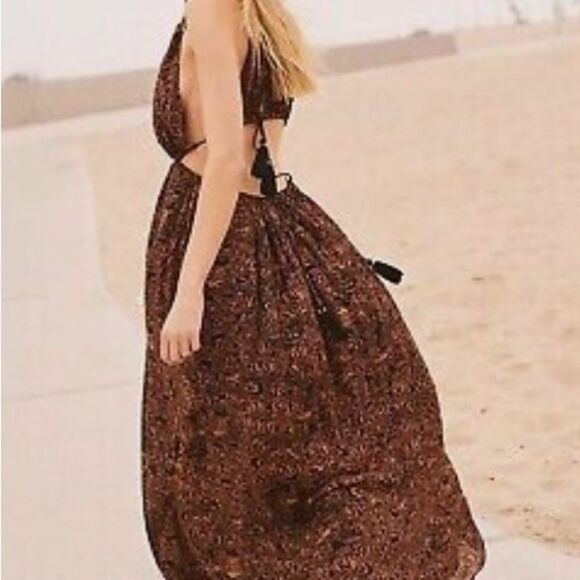 Free People Holy Smokes maxi dress size L - Picture 3 of 15